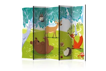 Rumdeler - Funny animals II 225x172 - Artgeist sp. z o. o. - Boligtilbehør - Rumdelere - Foldeskærm
