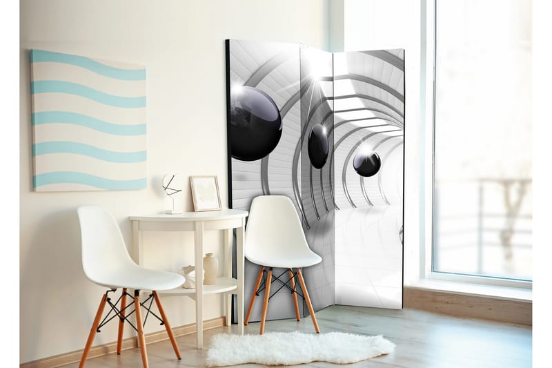 Rumdeler Futuristic Tunnel 135x172 - Artgeist sp. z o. o. - Boligtilbehør - Rumdelere - Foldeskærm