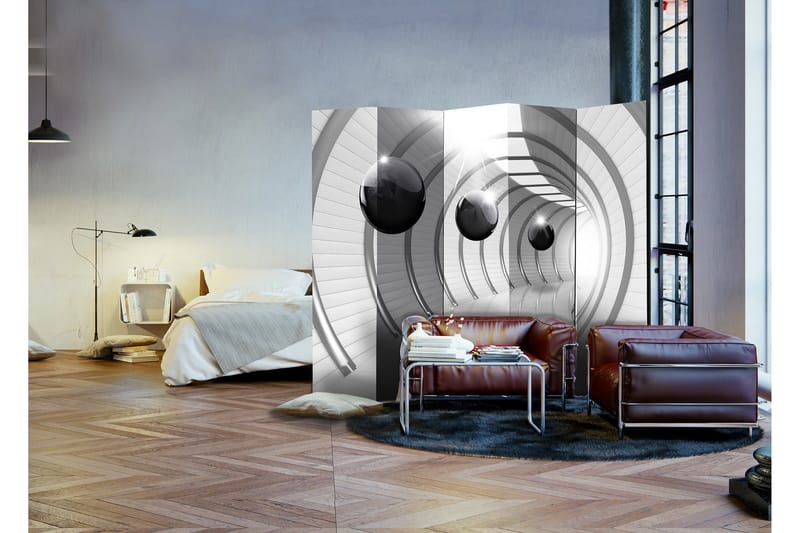 Rumdeler Futuristic Tunnel 225x172 - Artgeist sp. z o. o. - Boligtilbehør - Rumdelere - Foldeskærm