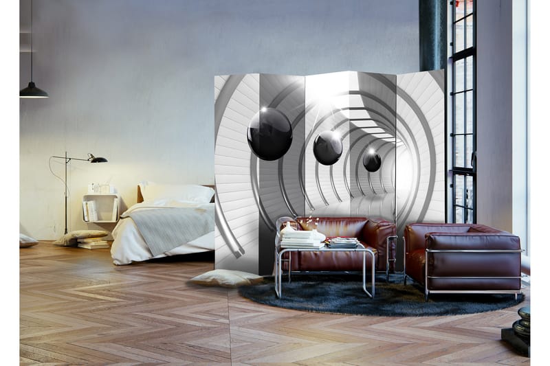 Rumdeler Futuristic Tunnel 225x172 - Artgeist sp. z o. o. - Boligtilbehør - Rumdelere - Foldeskærm