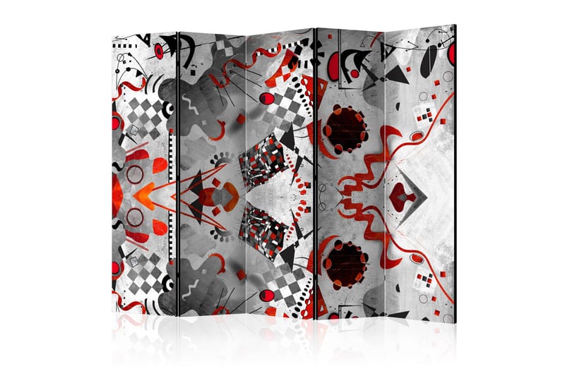 Rumdeler Geometric Cosmos 225x172 - Artgeist sp. z o. o. - Boligtilbehør - Rumdelere - Foldeskærm