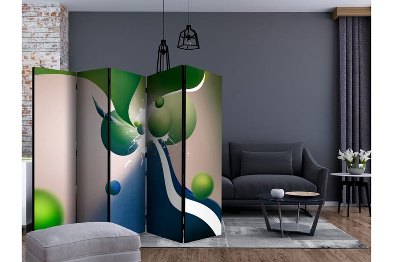 Rumdeler Geometric Explosion II 225x172 cm - Artgeist sp. z o. o. - Boligtilbehør - Rumdelere - Foldeskærm