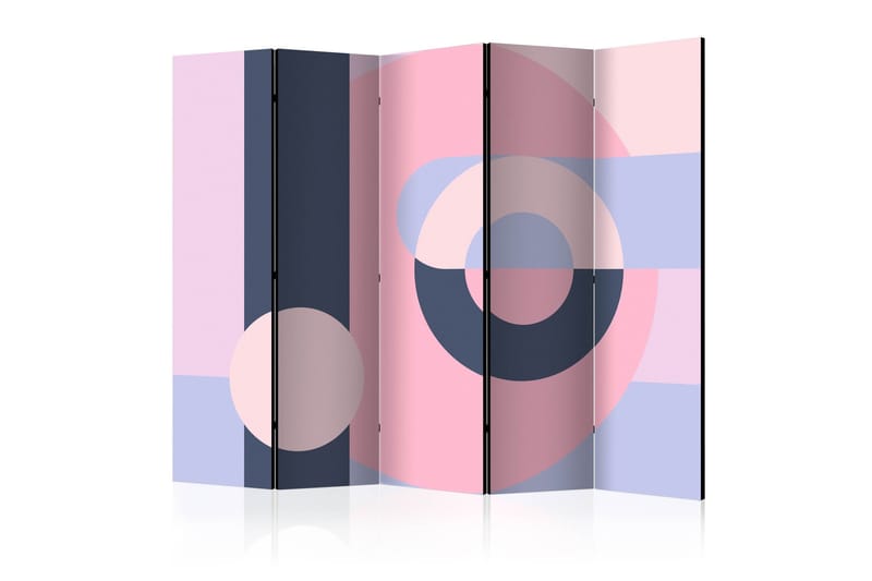 Rumdeler - Geometric Wreath (Violet) II 225x172, Artgeist sp. z o. o.