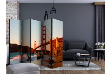 Rumdeler - Golden Gate Bridge - San Francisco 225x172 - Artgeist sp. z o. o. - Boligtilbehør - Rumdelere - Foldeskærm