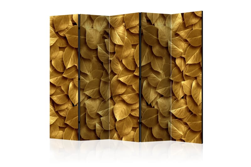 Rumdeler - Golden Leaves II 225x172 - Artgeist sp. z o. o. - Boligtilbehør - Rumdelere - Foldeskærm