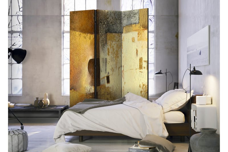 Rumdeler Golden Oddity 135x172 - Artgeist sp. z o. o. - Boligtilbehør - Rumdelere - Foldeskærm