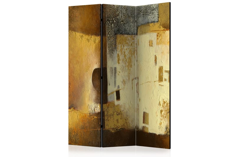 Rumdeler Golden Oddity 135x172 - Artgeist sp. z o. o. - Boligtilbehør - Rumdelere - Foldeskærm