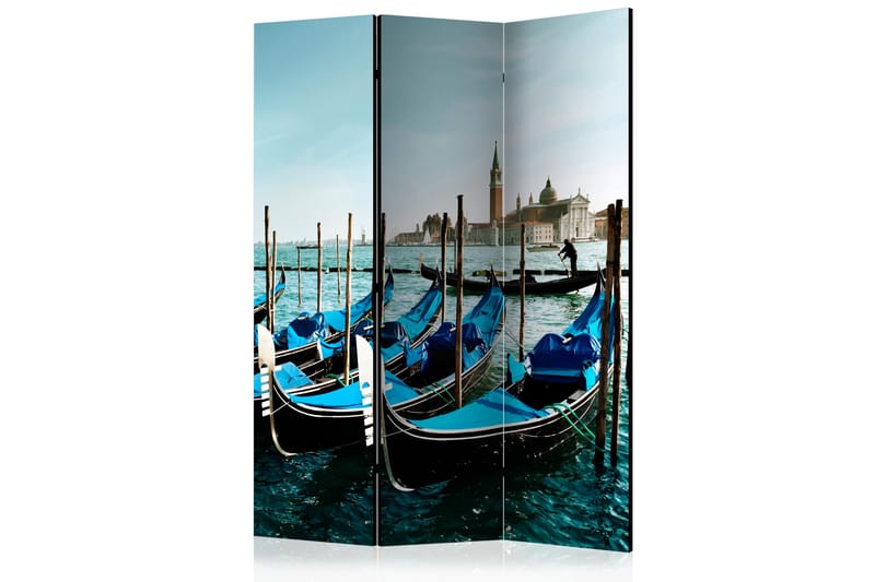 Rumdeler Gondolas on the Grand Canal, Venice 135x172 cm - Artgeist sp. z o. o. - Foldeskærm - Rumdelere