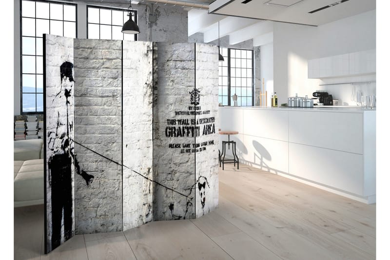 Rumdeler Graffiti Area 225x172 - Artgeist sp. z o. o. - Boligtilbehør - Rumdelere - Foldeskærm