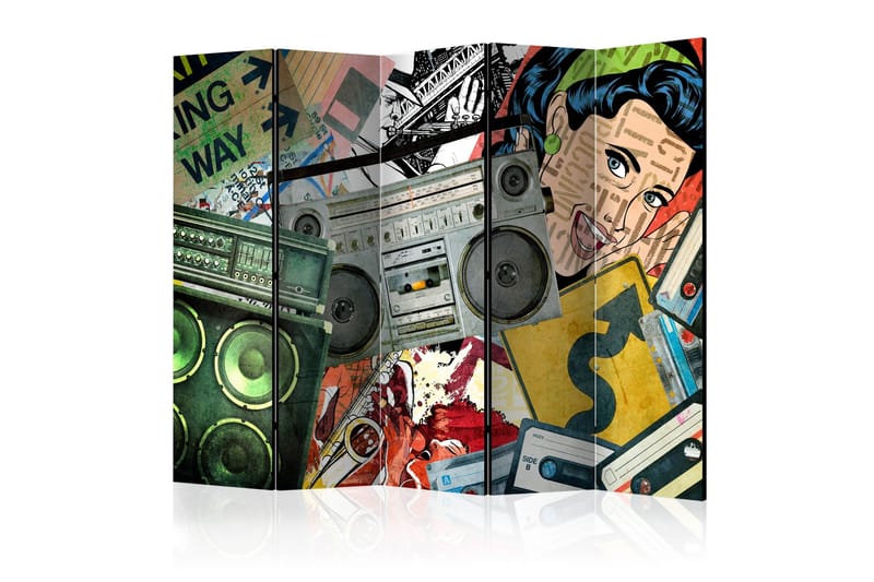 Rumdeler - Graffiti girl II 225x172, Artgeist sp. z o. o.