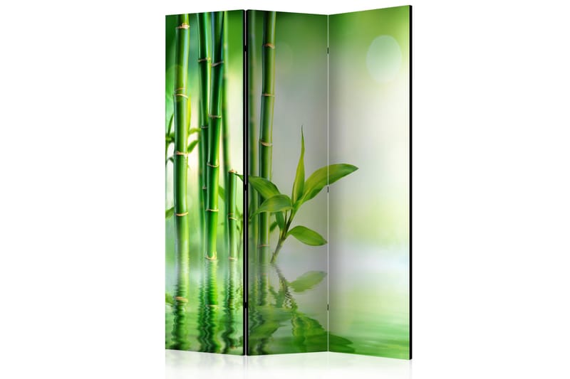Rumdeler Green Bamboo 135x172 - Artgeist sp. z o. o. - Foldeskærm - Rumdelere