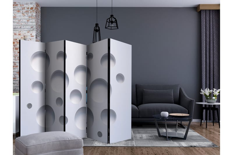 Rumdeler Harmony of Modernity II 225x172 cm - Artgeist sp. z o. o. - Boligtilbehør - Rumdelere - Foldeskærm