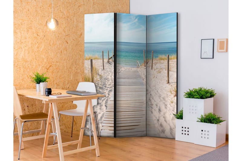 Rumdeler Holiday At The Seaside 135x172 - Artgeist sp. z o. o. - Boligtilbehør - Rumdelere - Foldeskærm