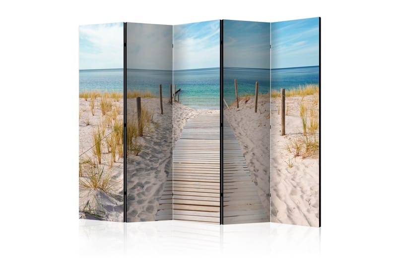 Rumdeler Holiday At The Seaside 225x172 - Artgeist sp. z o. o. - Boligtilbehør - Rumdelere - Foldeskærm