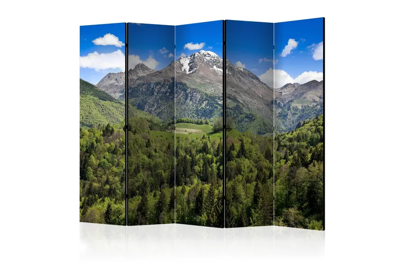 Rumdeler - Holiday in the mountains II 225x172 - Artgeist sp. z o. o. - Boligtilbehør - Rumdelere - Foldeskærm