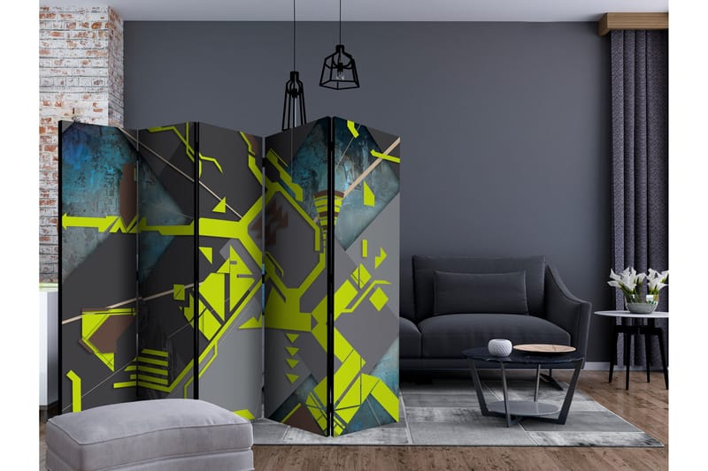 Rumdeler Hyndemic Paths II 225x172 cm - Artgeist sp. z o. o. - Boligtilbehør - Rumdelere - Foldeskærm