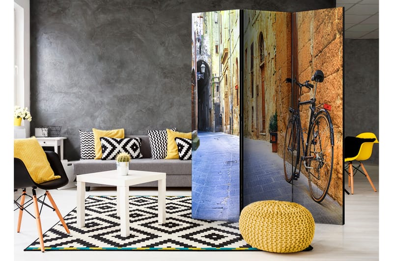 Rumdeler Italy Holidays 135x172 - Artgeist sp. z o. o. - Boligtilbehør - Rumdelere - Foldeskærm