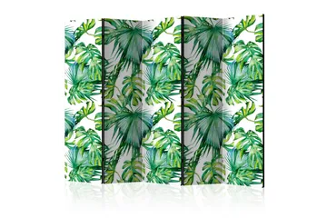 Rumdeler Jungle Leaves II 225x172 cm - Artgeist sp. z o. o. - Boligtilbehør - Rumdelere - Foldeskærm