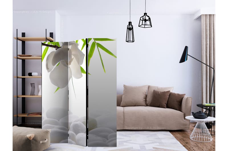 Rumdeler - Lake of Silence 135x172 - Artgeist sp. z o. o. - Boligtilbehør - Rumdelere - Foldeskærm