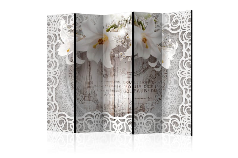 Rumdeler Lilies and Quilted Background II 225x172 cm, Artgeist sp. z o. o.