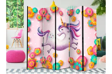 Rumdeler Lithe Unicorn II 225x172 cm - Artgeist sp. z o. o. - Boligtilbehør - Rumdelere - Foldeskærm