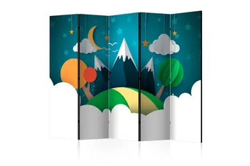Rumdeler - Little Traveller II 225x172 - Artgeist sp. z o. o. - Boligtilbehør - Rumdelere - Foldeskærm
