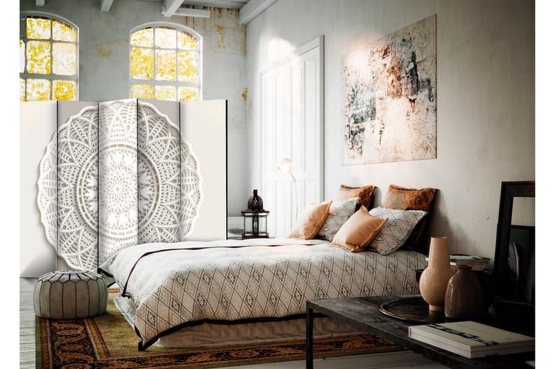 Rumdeler Mandala 3D 225x172 - Artgeist sp. z o. o. - Boligtilbehør - Rumdelere - Foldeskærm