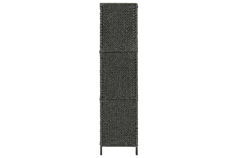 Rumdeler Med 5 Paneler 193 X 160 Cm Vandhyacint Sort - Sort - Boligtilbehør - Rumdelere - Skærmvæg