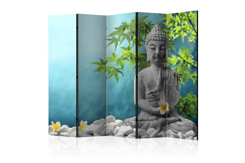 Rumdeler Meditating Buddha 225x172 - Artgeist sp. z o. o. - Boligtilbehør - Rumdelere - Foldeskærm