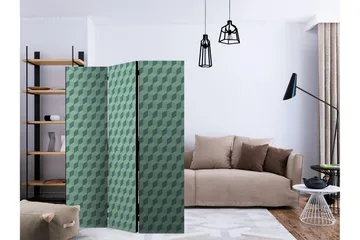 Rumdeler Monochromatic Cubes 135x172 cm - Artgeist sp. z o. o. - Boligtilbehør - Rumdelere - Foldeskærm