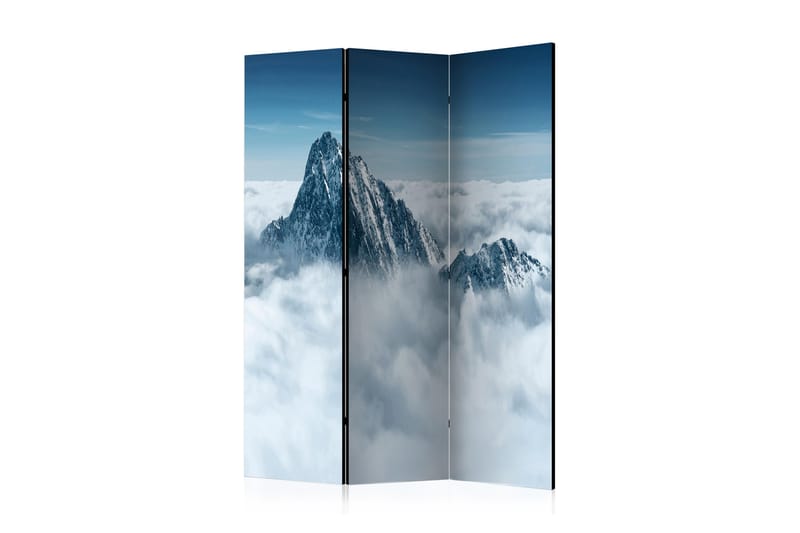 Rumdeler - Mountain in the clouds 135x172 - Artgeist sp. z o. o. - Boligtilbehør - Rumdelere - Foldeskærm
