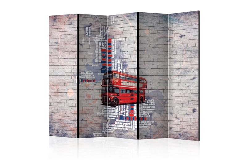 Rumdeler - My London... II 225x172 - Artgeist sp. z o. o. - Boligtilbehør - Rumdelere - Foldeskærm