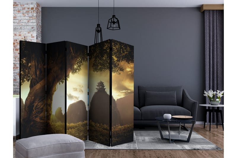 Rumdeler - Mysterious China II 225x172 - Artgeist sp. z o. o. - Boligtilbehør - Rumdelere - Foldeskærm