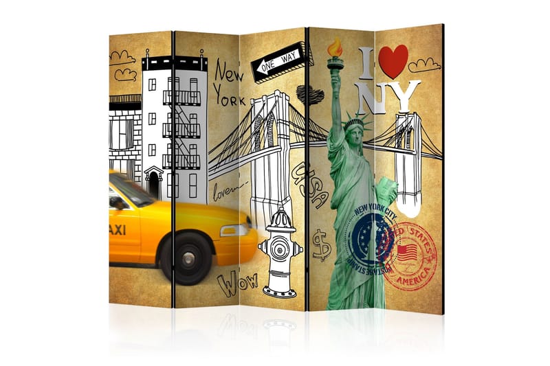 Rumdeler - One way - New York II 225x172, Artgeist sp. z o. o.