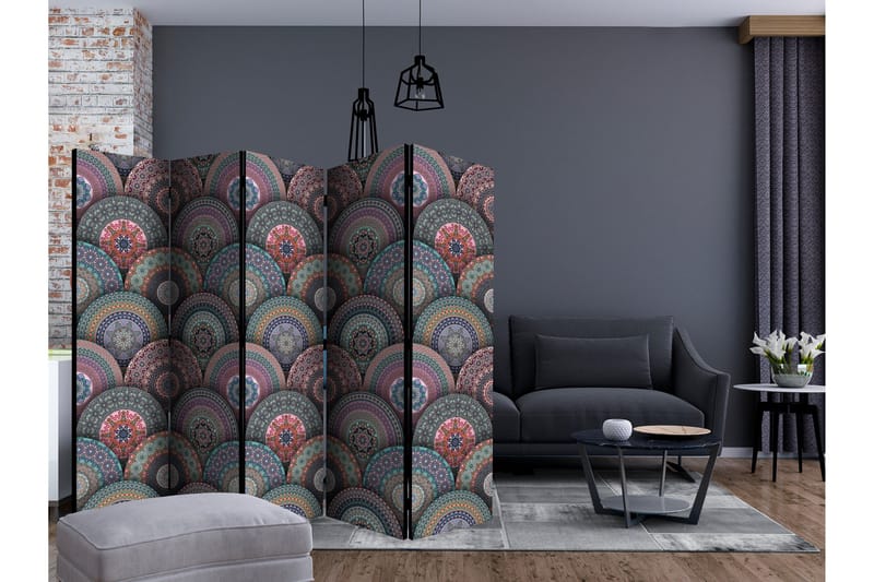 Rumdeler - Oriental Kaleidoscope II 225x172 - Artgeist sp. z o. o. - Boligtilbehør - Rumdelere - Foldeskærm