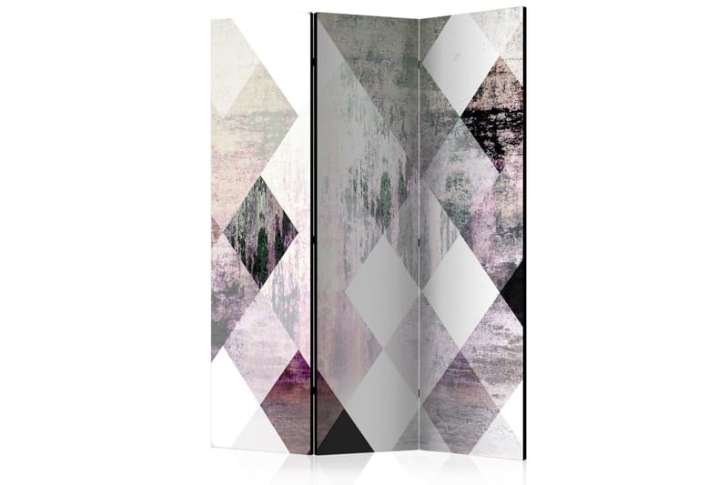 Rumdeler Rhombic Chessboard Pink 135x172 cm, Artgeist sp. z o. o.