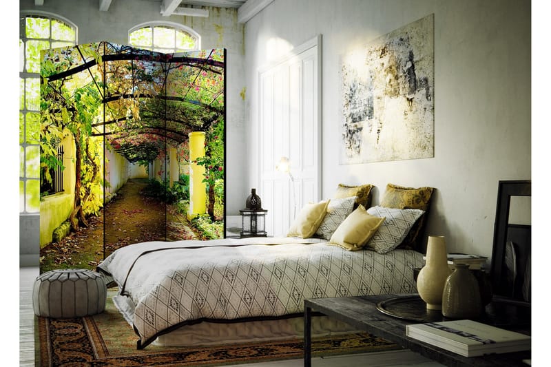 Rumdeler Romantic Garden 135x172 - Artgeist sp. z o. o. - Boligtilbehør - Rumdelere - Foldeskærm