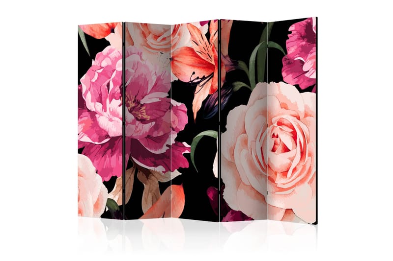 Rumdeler - Roses of Love II 225x172 - Artgeist sp. z o. o. - Boligtilbehør - Rumdelere - Foldeskærm