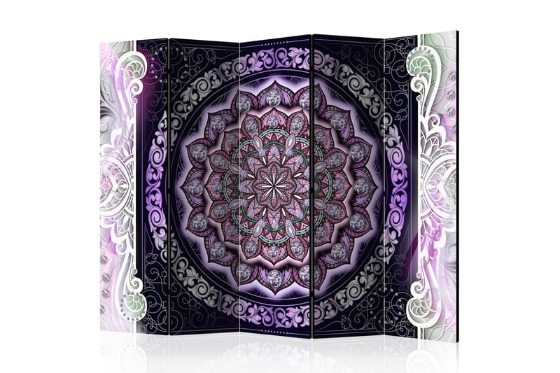 Rumdeler - Round Stained Glass (Violet) II 225x172, Artgeist sp. z o. o.