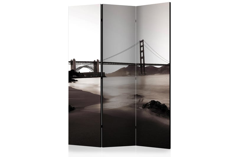 Rumdeler - San Francisco: Golden Gate Bridge 135x172 - Artgeist sp. z o. o. - Foldeskærm - Rumdelere