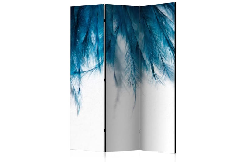 Rumdeler Sapphire Feathers 135x172 - Artgeist sp. z o. o. - Boligtilbehør - Rumdelere - Foldeskærm