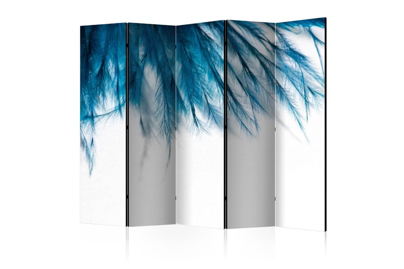Rumdeler Sapphire Feathers 225x172 - Artgeist sp. z o. o. - Boligtilbehør - Rumdelere - Foldeskærm