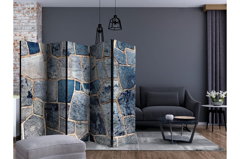 Rumdeler - Sapphire Stone II 225x172 - Artgeist sp. z o. o. - Boligtilbehør - Rumdelere - Foldeskærm