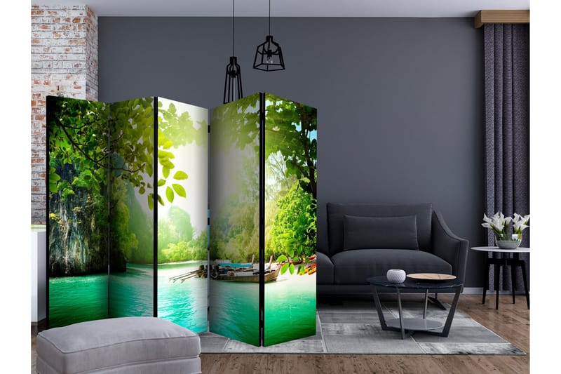 Rumdeler - Secret Paradise II 225x172 - Artgeist sp. z o. o. - Boligtilbehør - Rumdelere - Foldeskærm