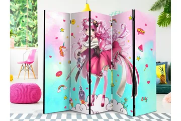 Rumdeler Sorceress Miko II 225x172 cm - Artgeist sp. z o. o. - Boligtilbehør - Rumdelere - Foldeskærm