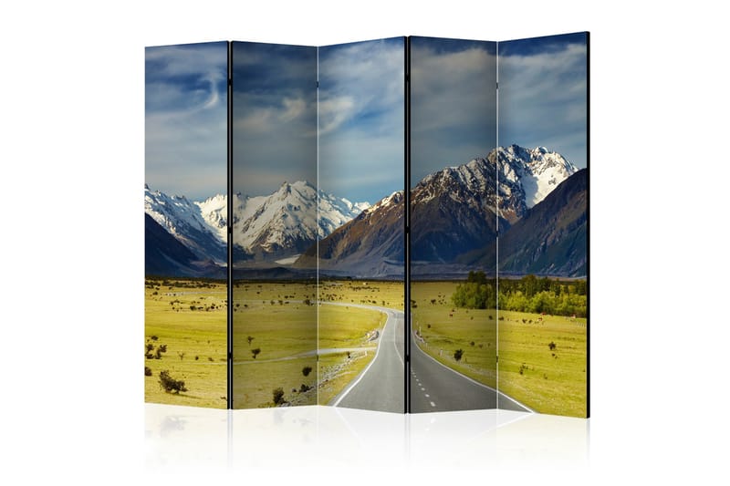 Rumdeler - Southern Alps, New Zealand II 225x172 - Artgeist sp. z o. o. - Boligtilbehør - Rumdelere - Foldeskærm