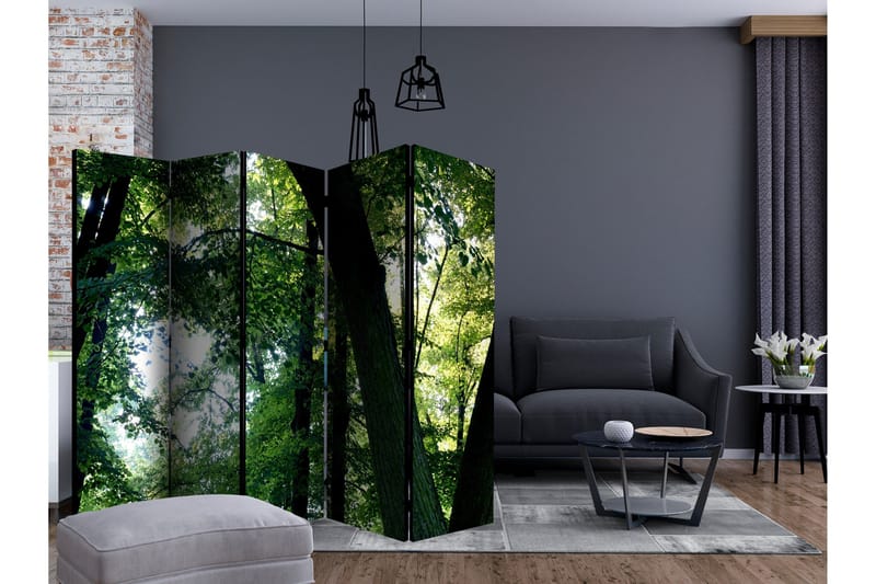 Rumdeler - Spring in the Park II 225x172 - Artgeist sp. z o. o. - Boligtilbehør - Rumdelere - Foldeskærm