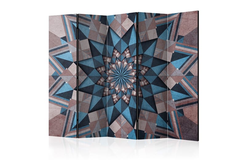 Rumdeler - Star Mandala (Brown and Blue) II 225x172, Artgeist sp. z o. o.