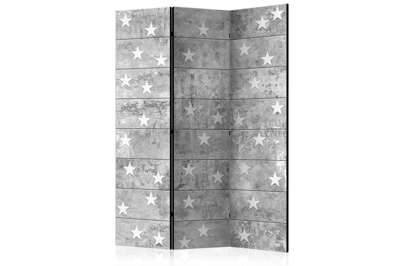 Rumdeler Stars On Concrete 135x172 - Artgeist sp. z o. o. - Foldeskærm - Rumdelere
