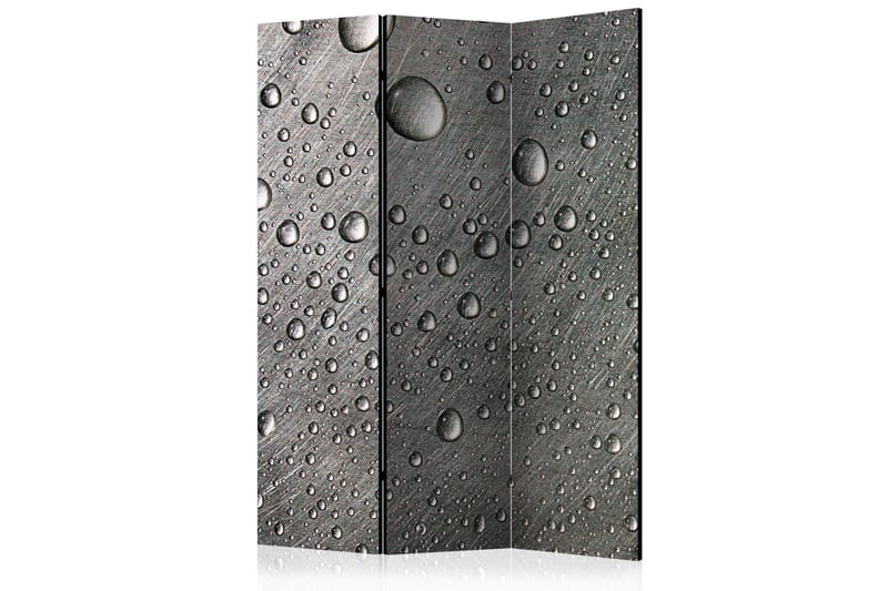 Rumdeler - Steel surface with water drops 135x172, Artgeist sp. z o. o.